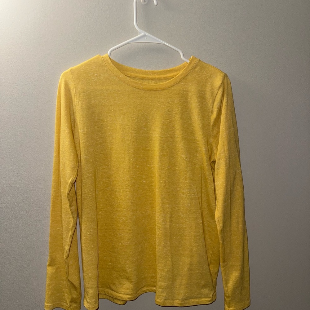 Sonoma Bright Yellow Long Sleeve Tee